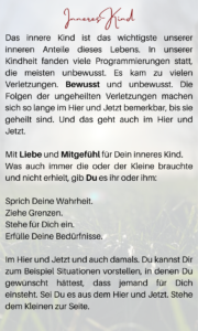 Inneres Kind - Wege aus dem Trauma - Iris Ludolf - Friedensberaterin