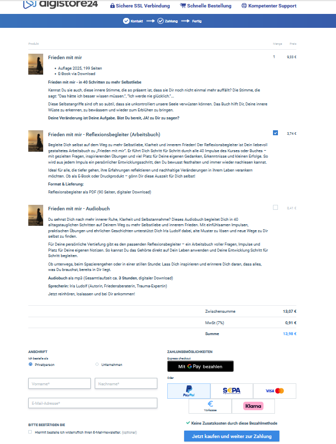 E-Book und Reflexionsbegleiter