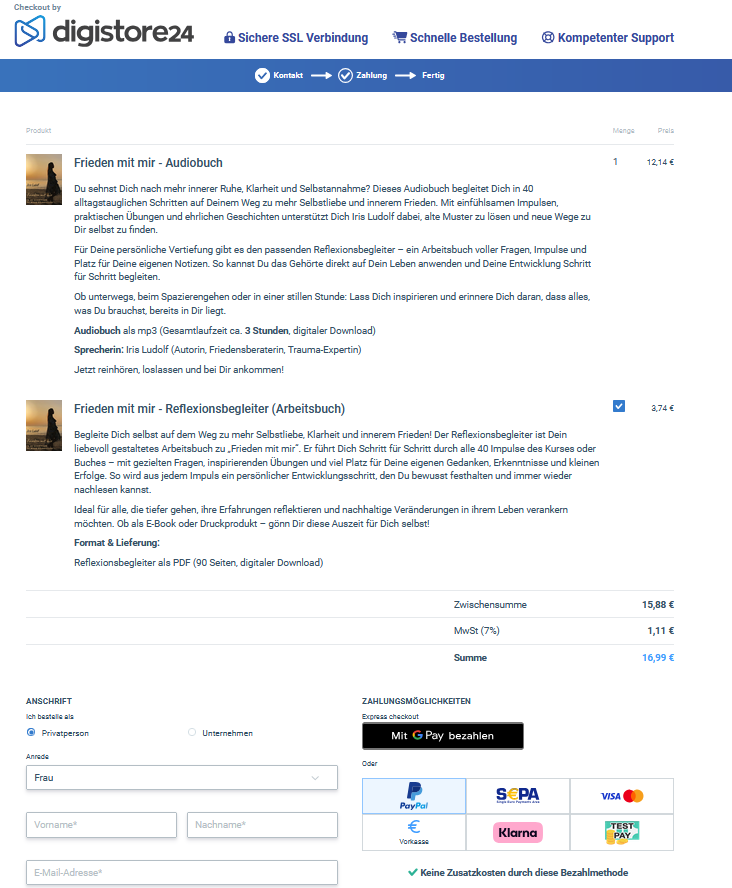 Hörbuch und Reflexionsbegleiter