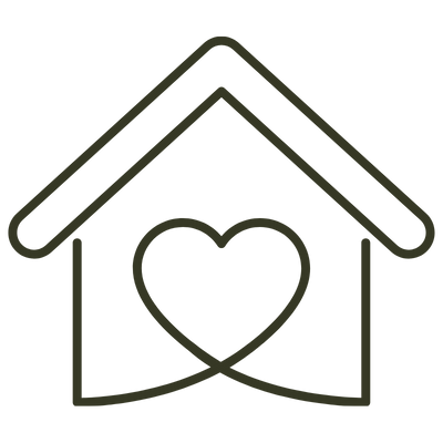 Herz als Zuhause