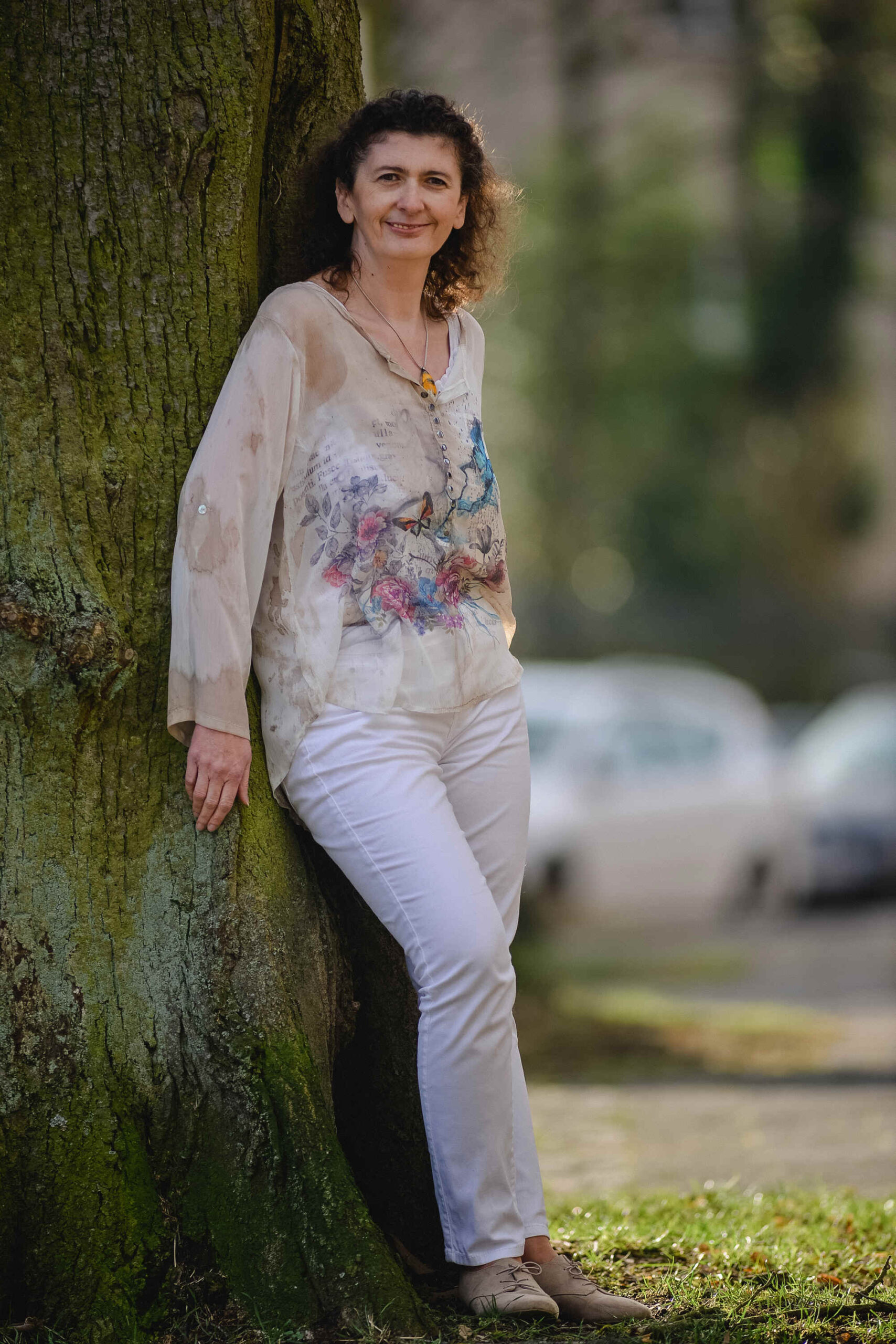 Iris Ludolf bei ihrer Arbeit
