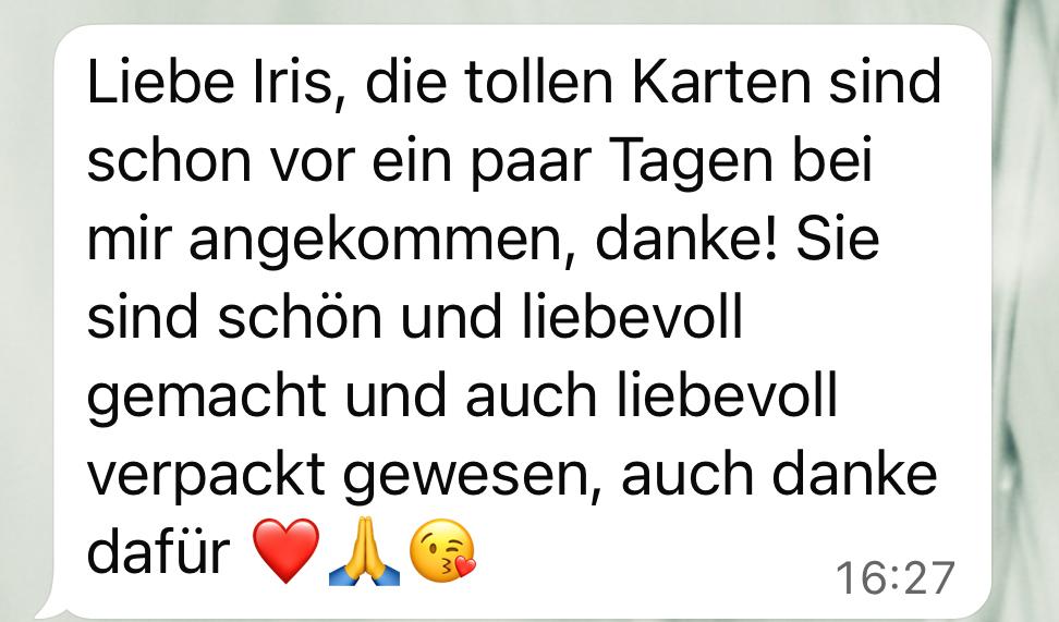 Rückmeldung zum Kartenset