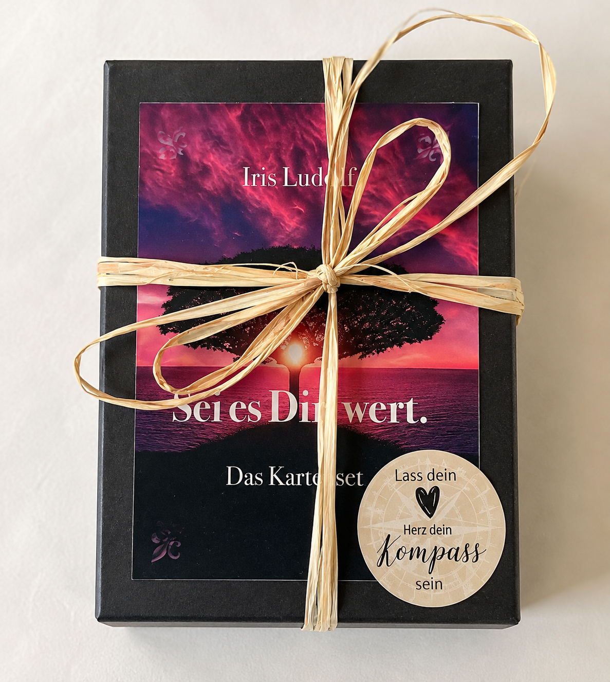 Liebevoll verpacktes Sei es Dir wert Kartenset